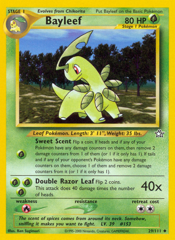 Neo Genesis Bayleef #29/111 unlimited